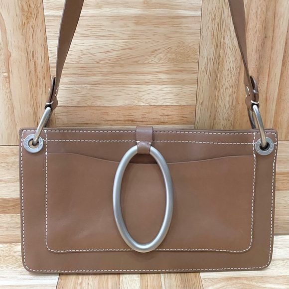 Vintage DKNY Y2K Tan Leather Shoulder Bag - Picture 8 of 16